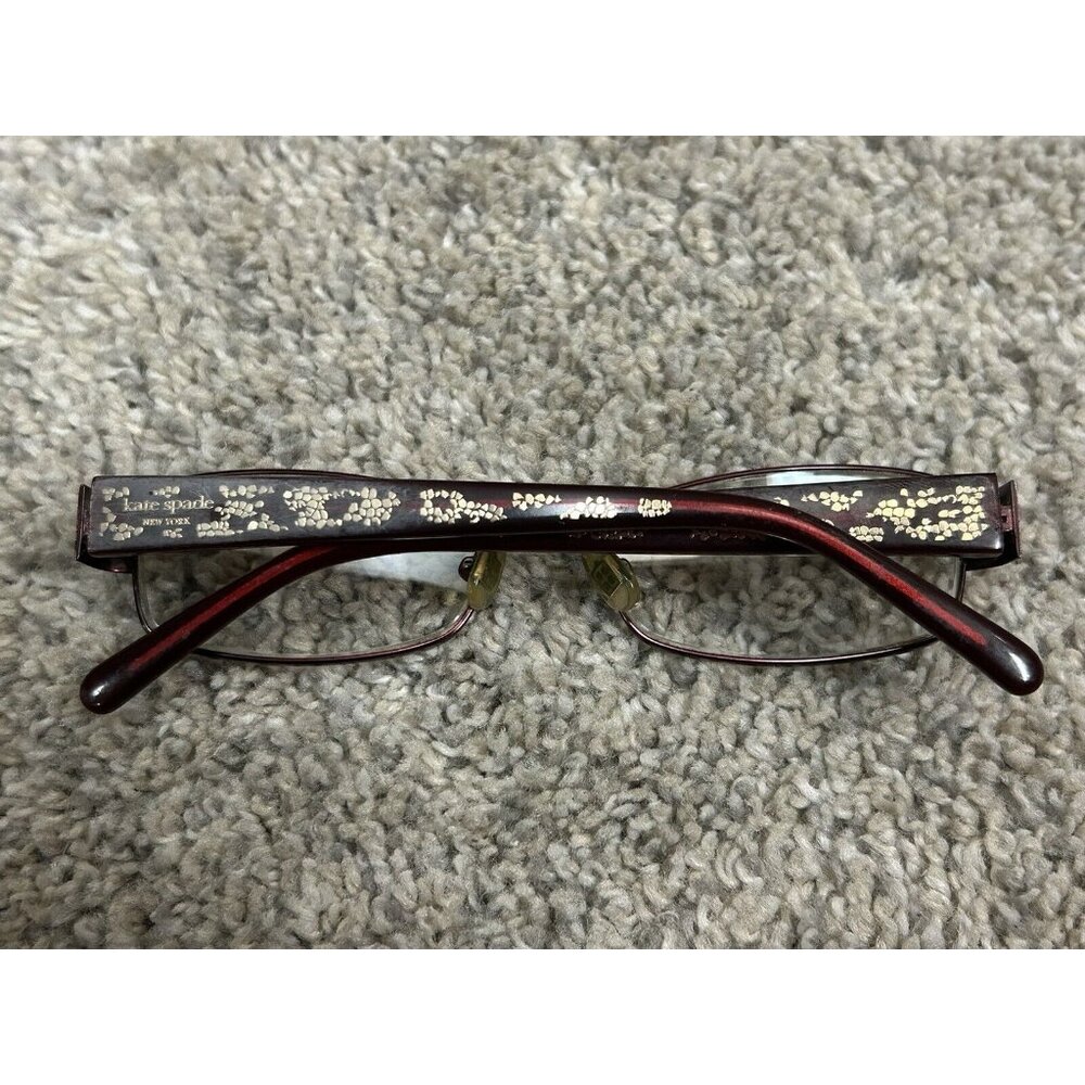 Kate Spade Jemma Eyeglass FRAMES ONLY 135 52‎ 16 0-6 Model 0ER6 Red Gold